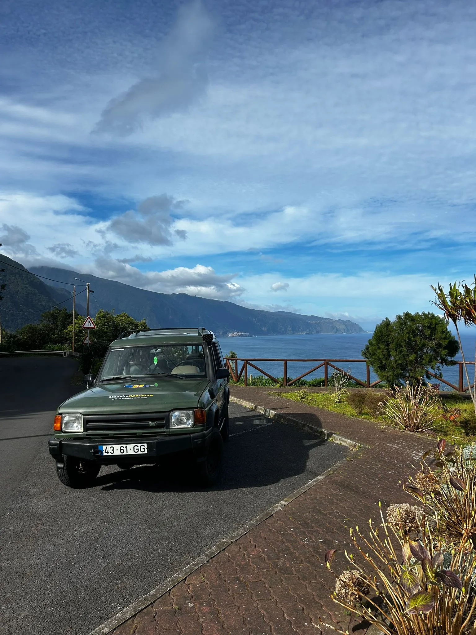 Land Rover Discovery north coast Madeira